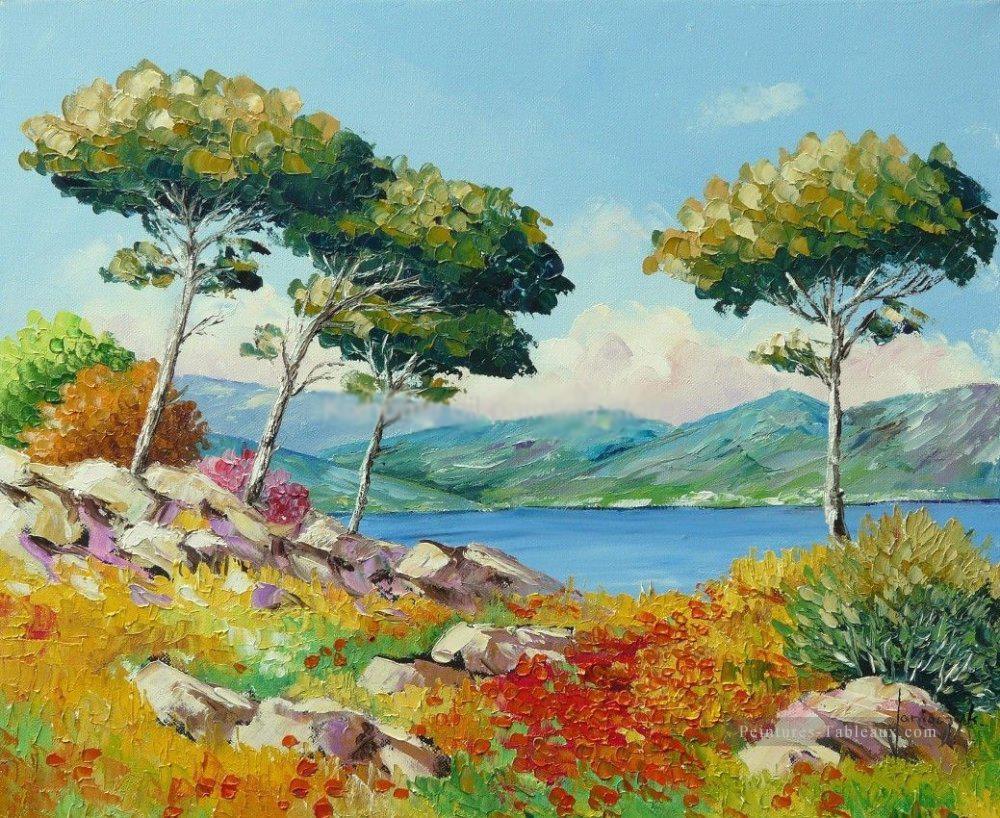 PLS51 paysages impressionnismee jardin Peintures à l'huile